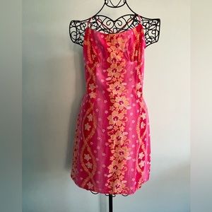 Royal Creation Vintage Hawaiian Sleeveless Mini dress in traditional print